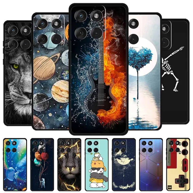 Cool Animal Silicone TPU Protective Back Cover