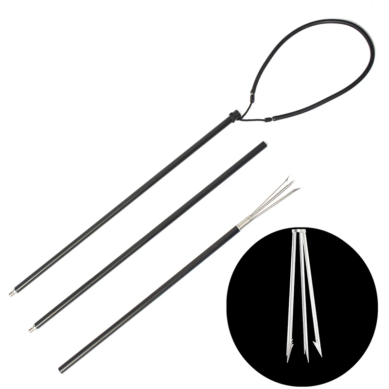 5 Pins Or 3 Pins Aluminum Alloy Speargun Fishing Hand Spear Spearfishing  Pole - AliExpress
