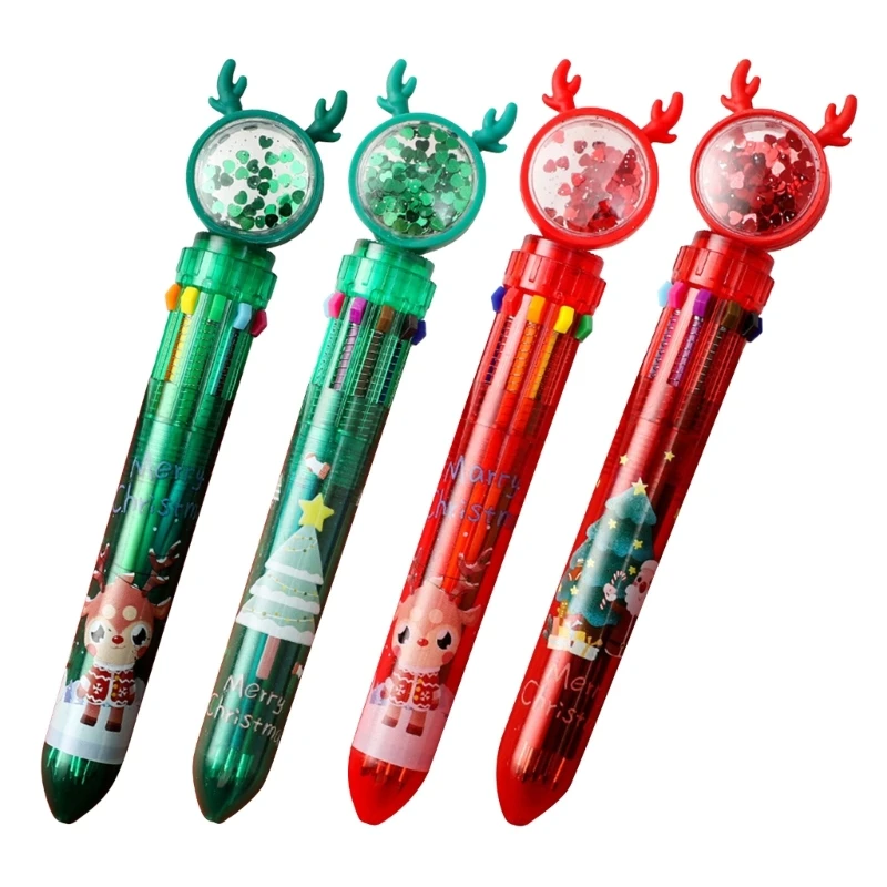 Рисунок 3 - рождественская шариковая ручка с блестками
