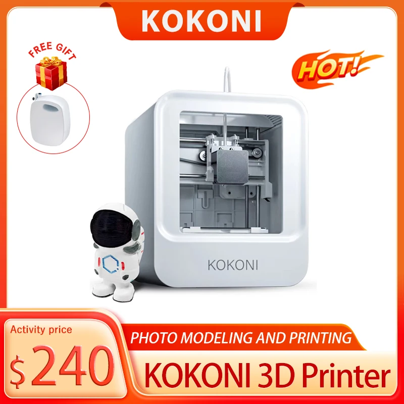 KOKONI 3D Printer Mini Home High Precision Industrial Desktop-level Multifunctional 3D Printer App Smart Control Photo Model