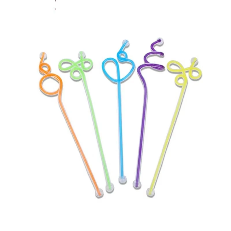 Acrylic Mixers Art Cocktail Plastic Drink mixers Champagne Swizzle Sticks, Cocktail Juice Beverage Picks, Bar Tools, 10 Pcs/lot