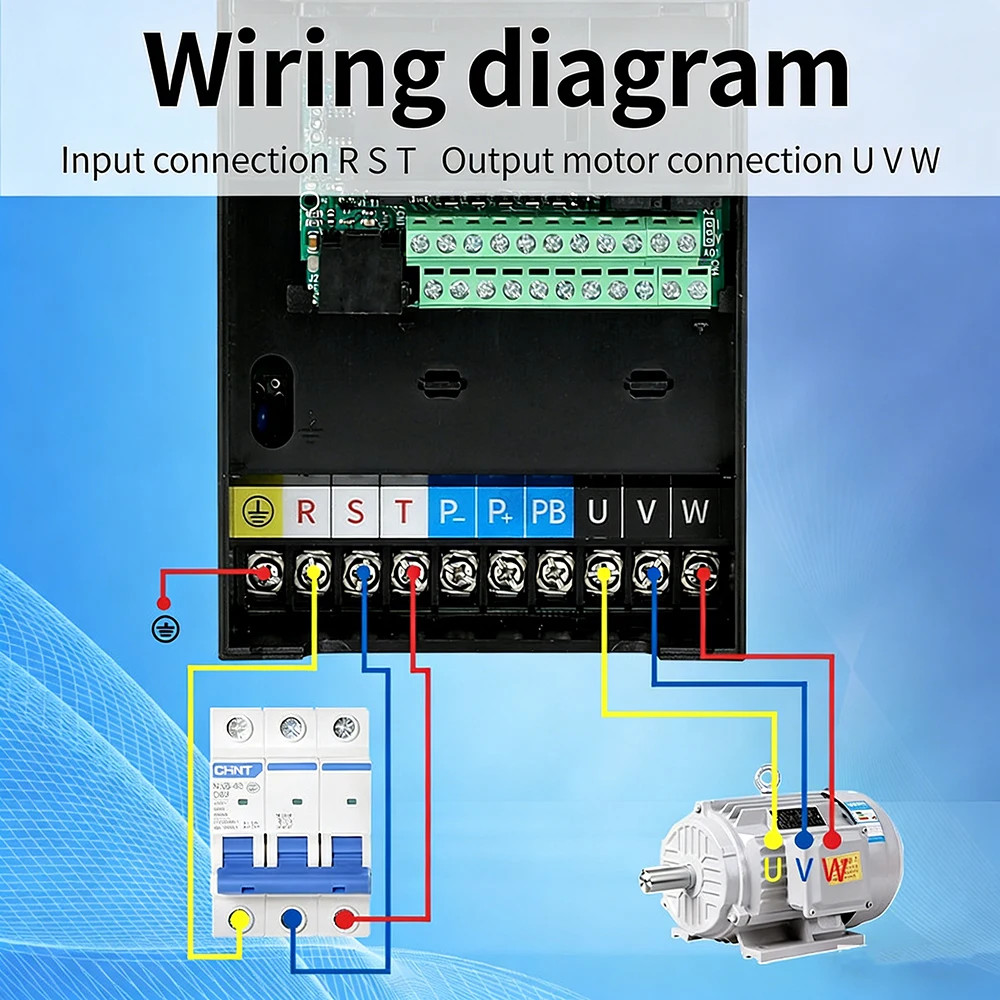 CE 인증 가변 주파수 드라이브 변환기 인버터 1.5/2.2/3.7/5.5KW 220V 입력에서 380V 출력 모터 속도 컨트롤러