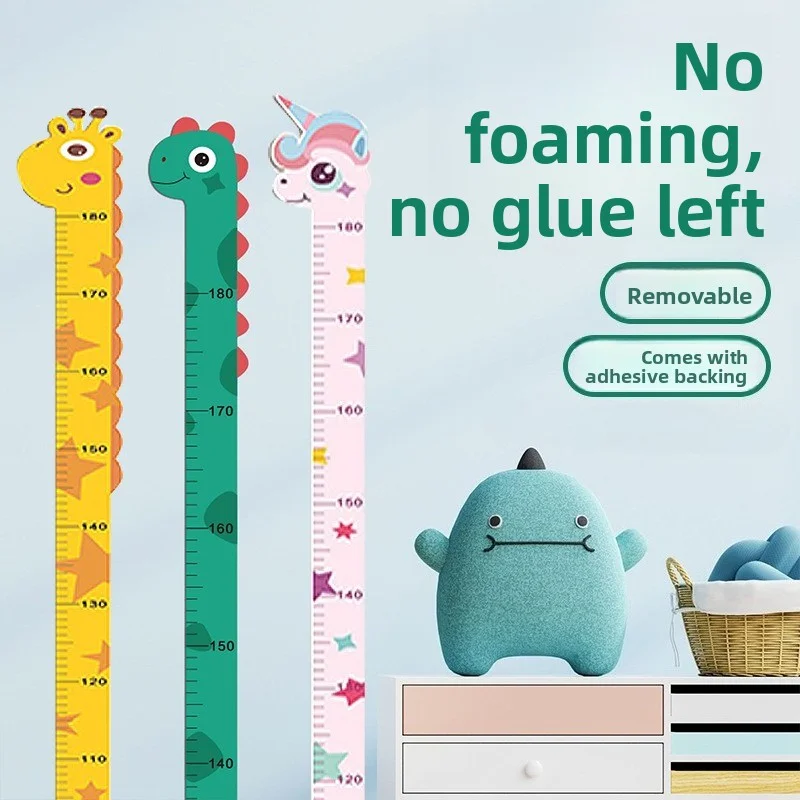 Children Growth Height Ruler Sticker To Measure And Record Kids Height With