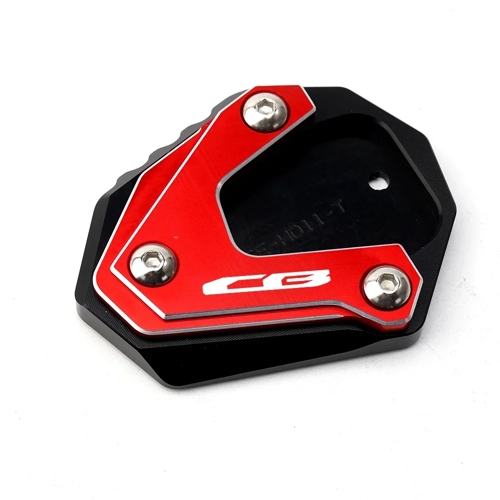 Motorcycle Side Stand Extension Kickstand Pad For HONDA CB500X CB650R CB500F CB125R CB300R 400X CBR650R 650F CBR500R Keychain