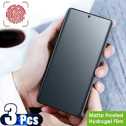 3-Pack Soft Matte Frosted Hydrogel Screen Protector Film - Anti-Fingerprint for Huawei nova 11 Ultra