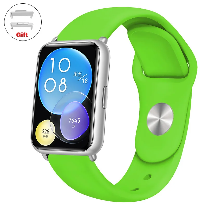 Silicone strap For Huawei Watch FIT 2 classic band smart watch wristband Sport Breathable bracelet correas 20mm Belt Accessories