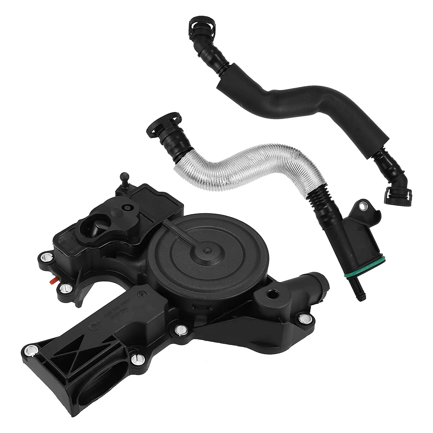 PCV Valve Engine Crankcase Vent Oil Separator Breather Hose Exhaust Pipe Kit for A3 A4 A5 Q5 TT CC