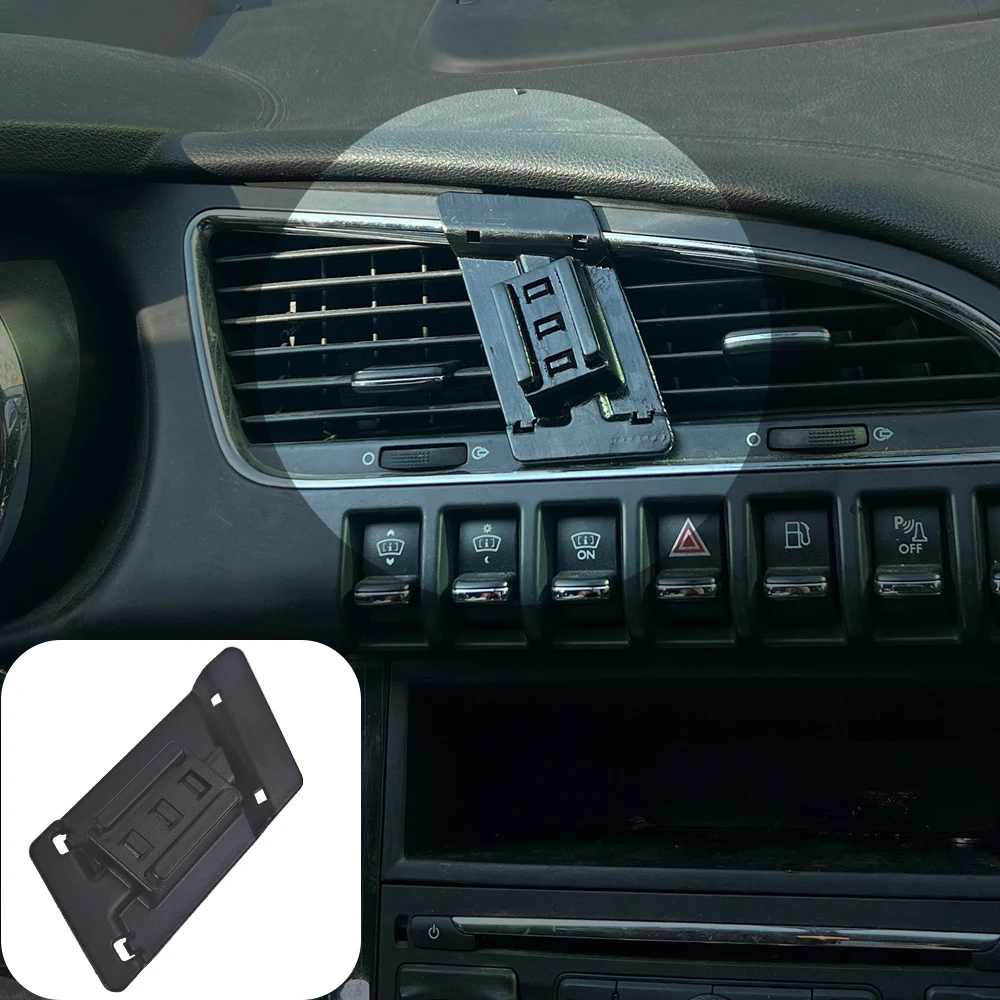 Support Téléphone Voiture Magnétique Pour Peugeot 3008 - Fixation Sur Grille D'aération, Ajustable à Une Main