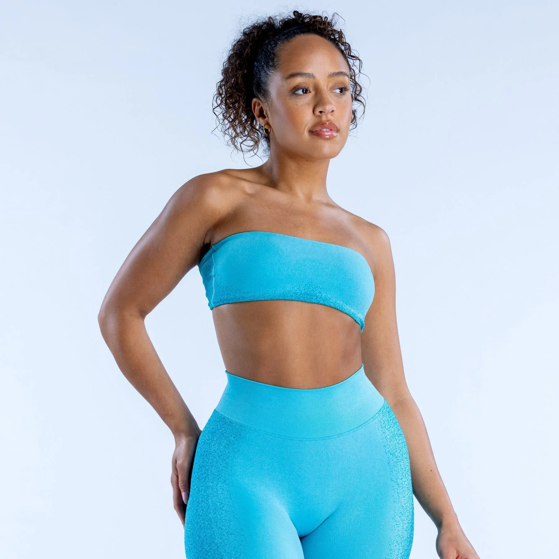 Women Yoga Bra Sports Boob Top Bandeau Bra Padded Crop Tube Top Push-up Seamless Sexy Workout Gym Clothes