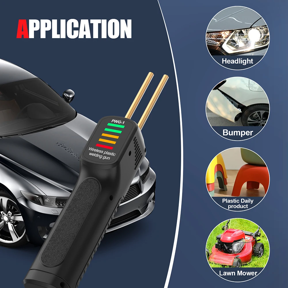 Handheld Wireless Plastic Welding Gun 300W Car Bumper Repair Kit