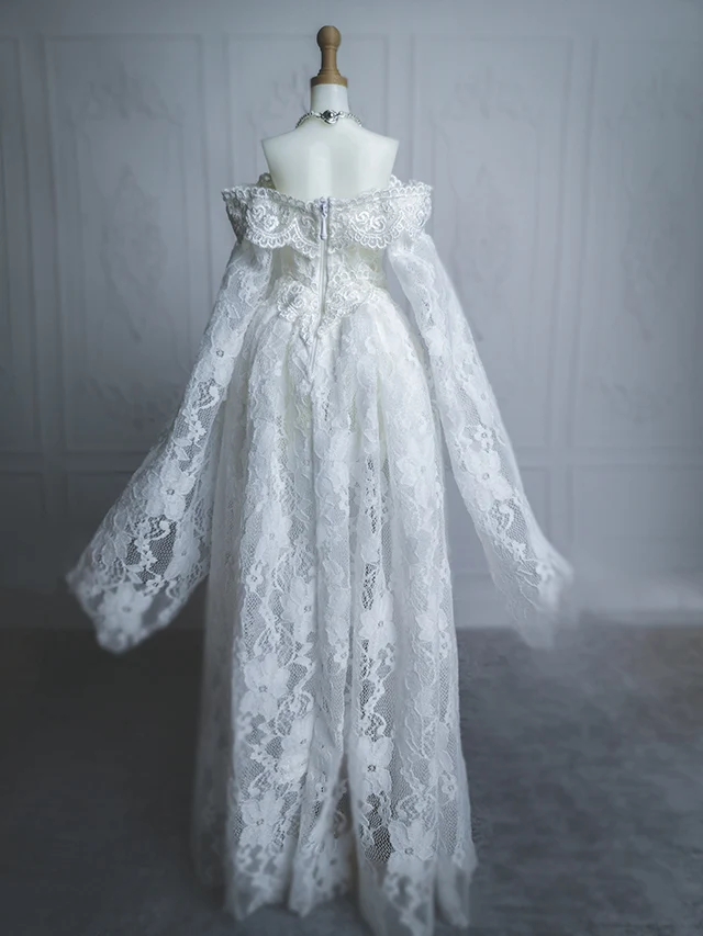1/6 1/4 1/3 scale BJD clothes Nightdress Palace style Princess dress for BJD/SD YOSD MSD SD13 big girl doll accessories C0650
