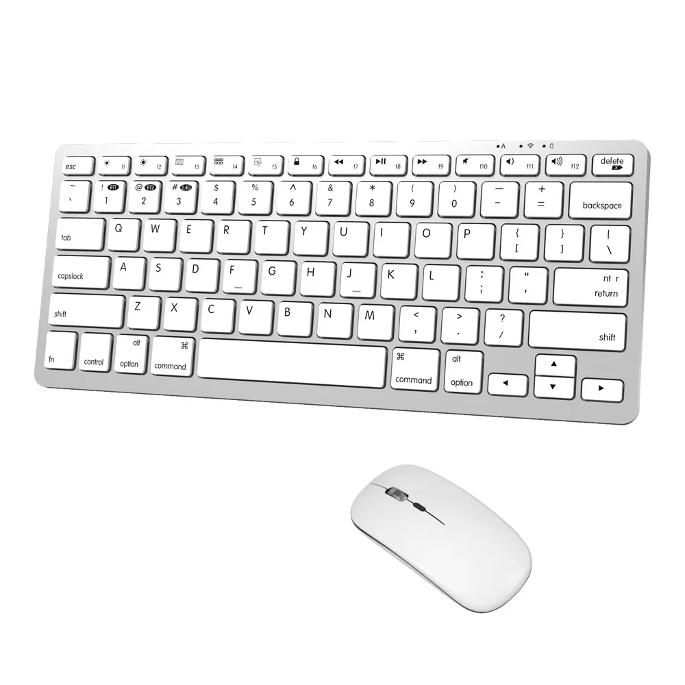 

Wireless Buetooth keyboard and mouse set TypeC interface with built-in battery, ultra-thin dual mode 2.4G keyboard and mouse se