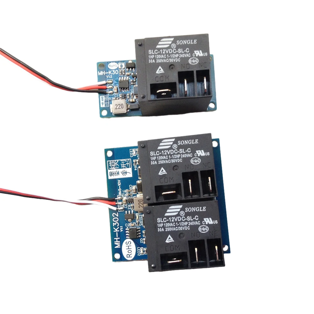 

Electronic Relay Module 12V 1/2 Channel High Power PWM Relay Switch Remote Control On-off Switches for DIY RC Models