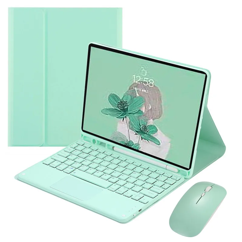 para Ipad 10 10th Geração Case 2023 Teclado Case para Ipad 10gen 10.9 2023 Russo Espanhol Coreano Japonês Touchpad Teclado - Imagem 5