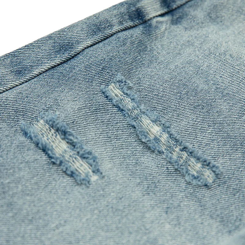 BM Korean Hip Hop Ripped Baggy Jeans Men Clothing Japanese Streetwear Straight-Leg Denim Cargo Pants Harajuku Casual Trousers men jeans ripped jeans ripped patchwork jeans