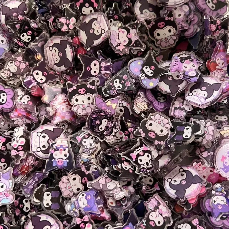 

Sanrio acrylic piece Kuromi 2cm diy acrylic accessories pendant handmade pendant Melody HelloKitty peripherals