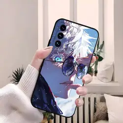 Jujutsu Kaisen Gojo Satoru Premium Silicon Phone Case - Galaxy S24 Plus (Black1)