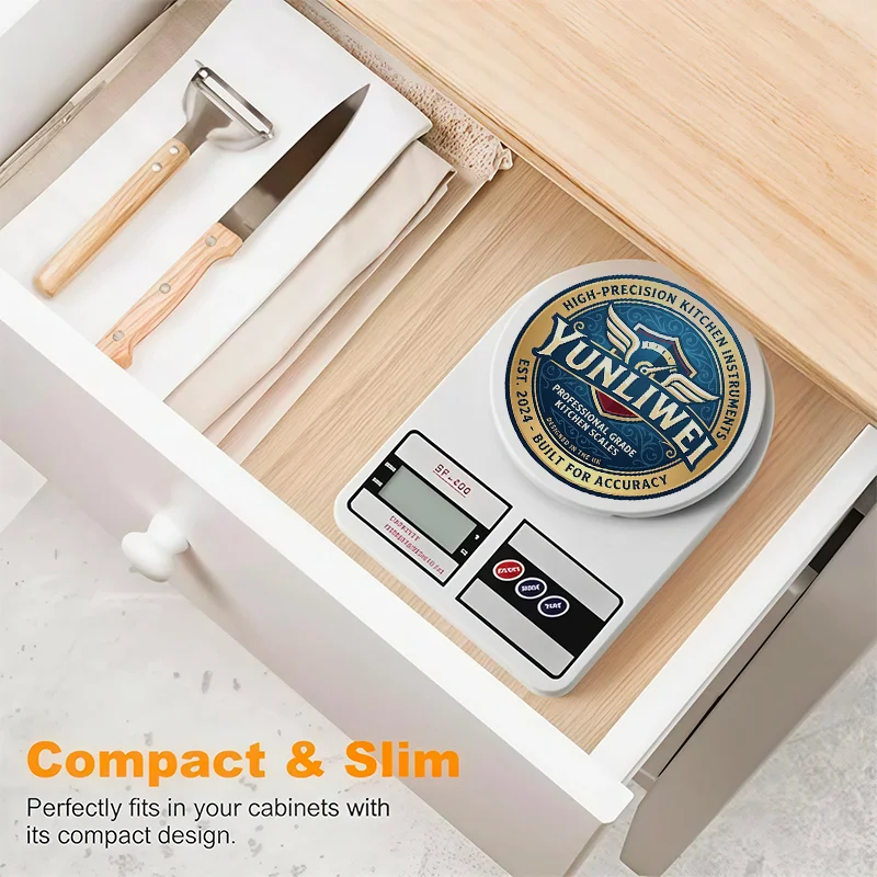 High-Precision Digital Kitchen Scale for Cooking and Baking - 10kg Capacity