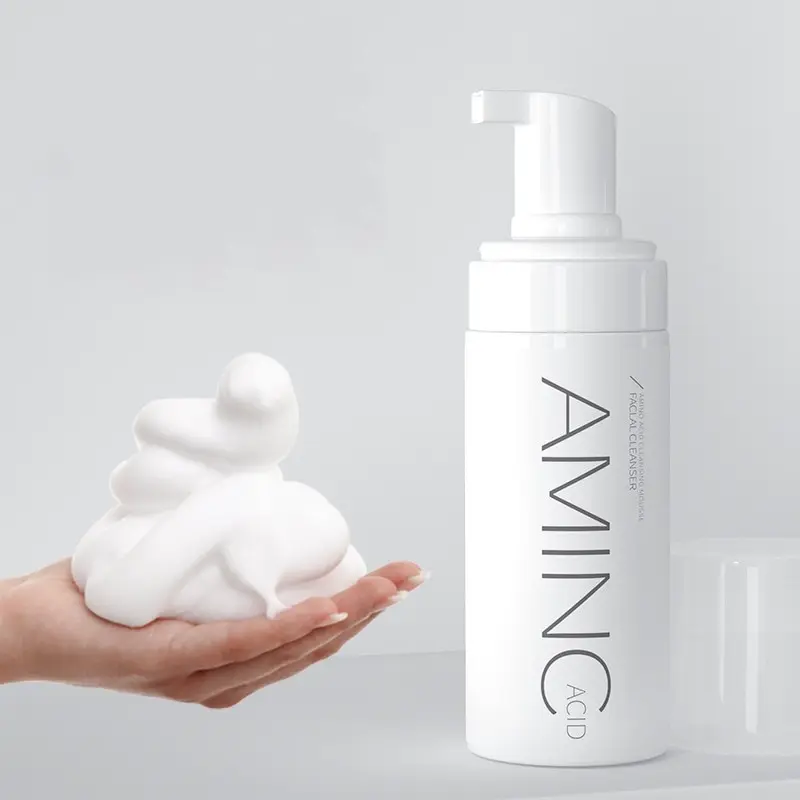 100/150ml Amino Acid Cleansing Mousse Oil Control Deep Cleaning Mites Removal Acne Moisturizing Face Cleanser Foam Brighten Skin 5