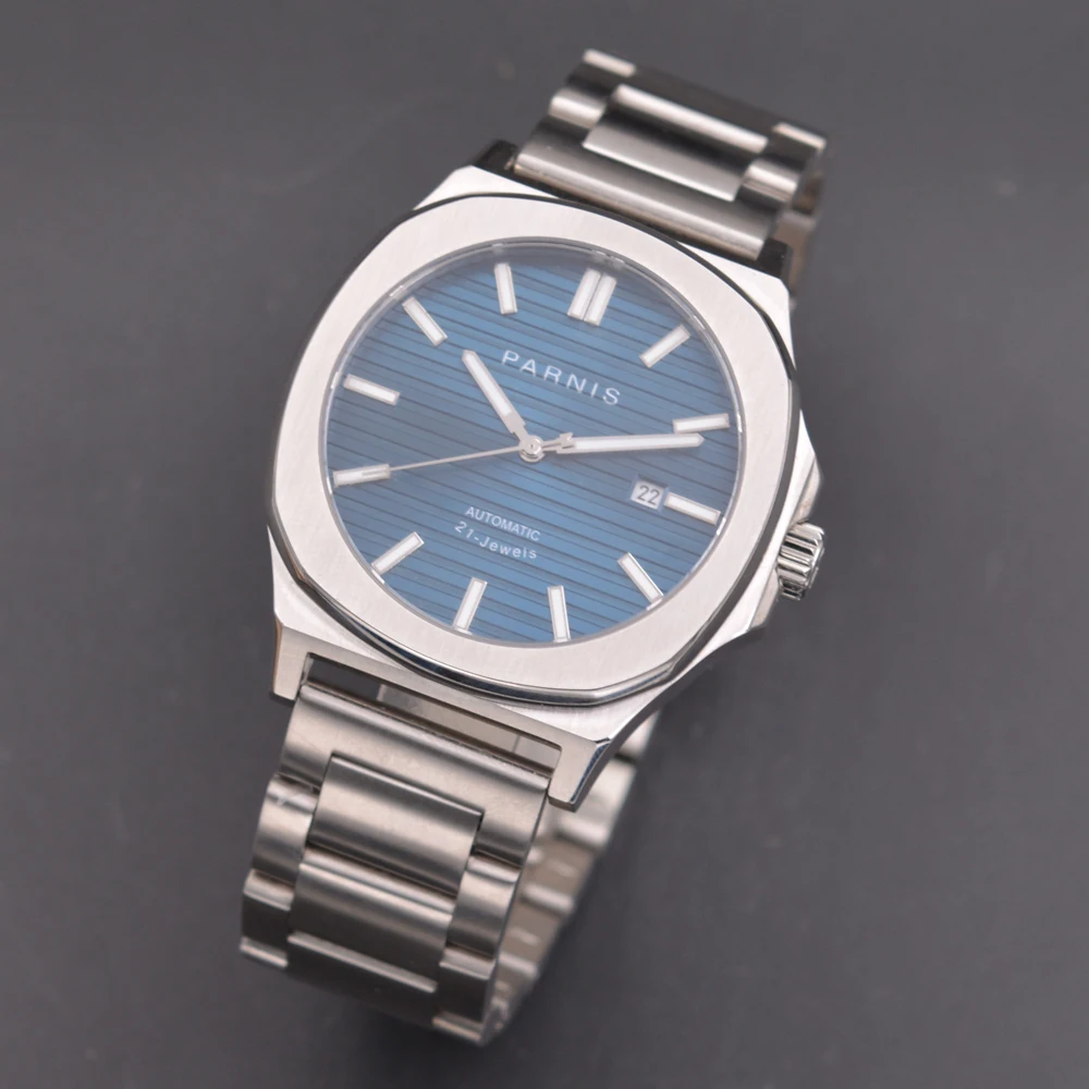 

New Parnis 42MM Mechanical Automatic Men Watches Clock Diver Sapphire Crystal Men's Watch relojes para hombre marca de lujo 2024