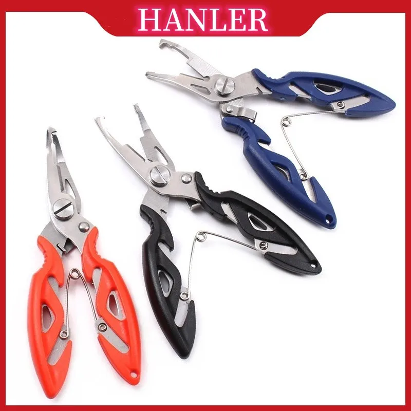 

Hanler 1/Pcs Fishing Pliers Multi purpose 50g 12CM Lure Bend Nose Stainless Steel Functional Plier Tool Mirror Polish Cut Line