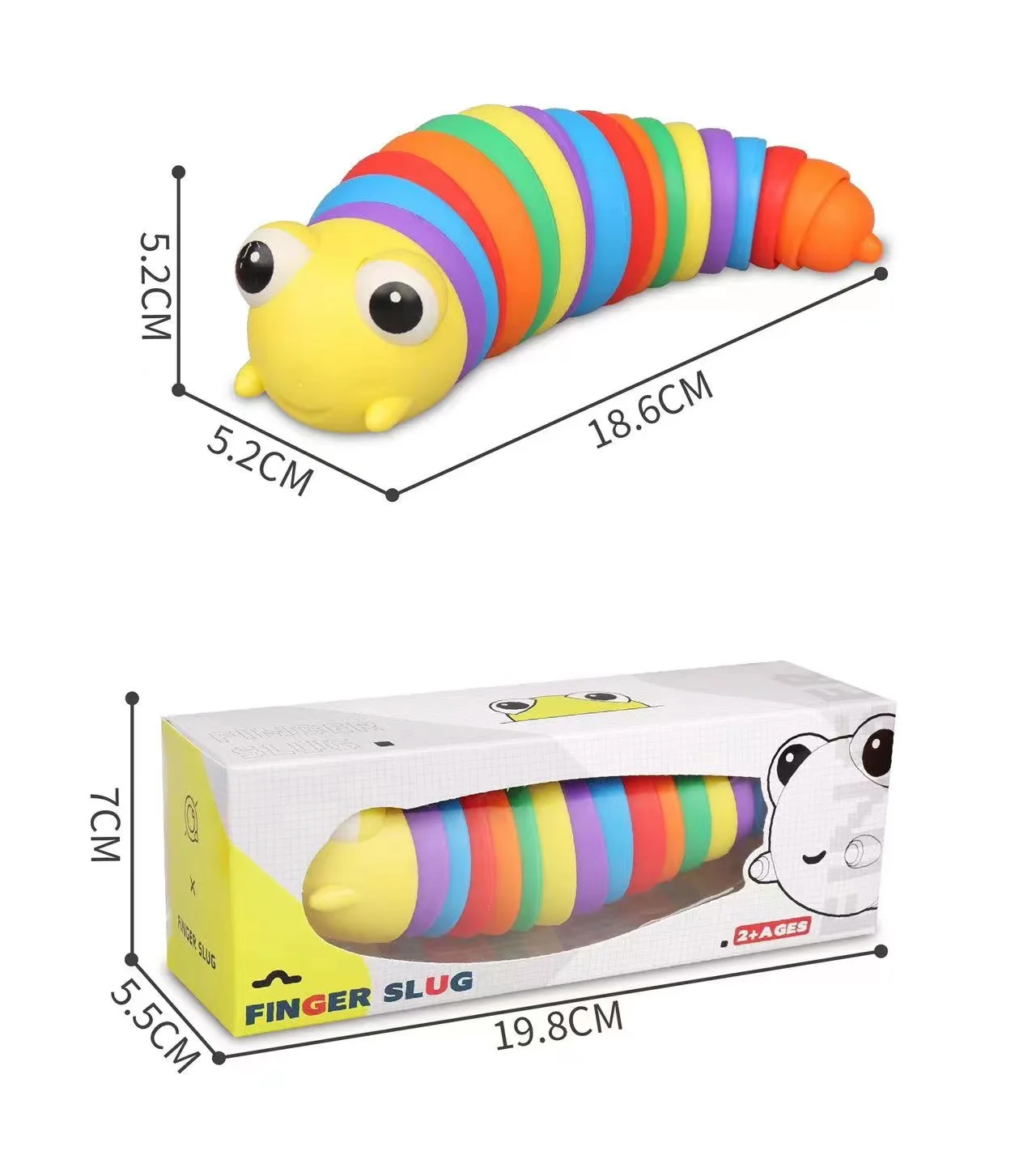 Anti-stress Sensory Worm, Caterpillar Sensory Toy