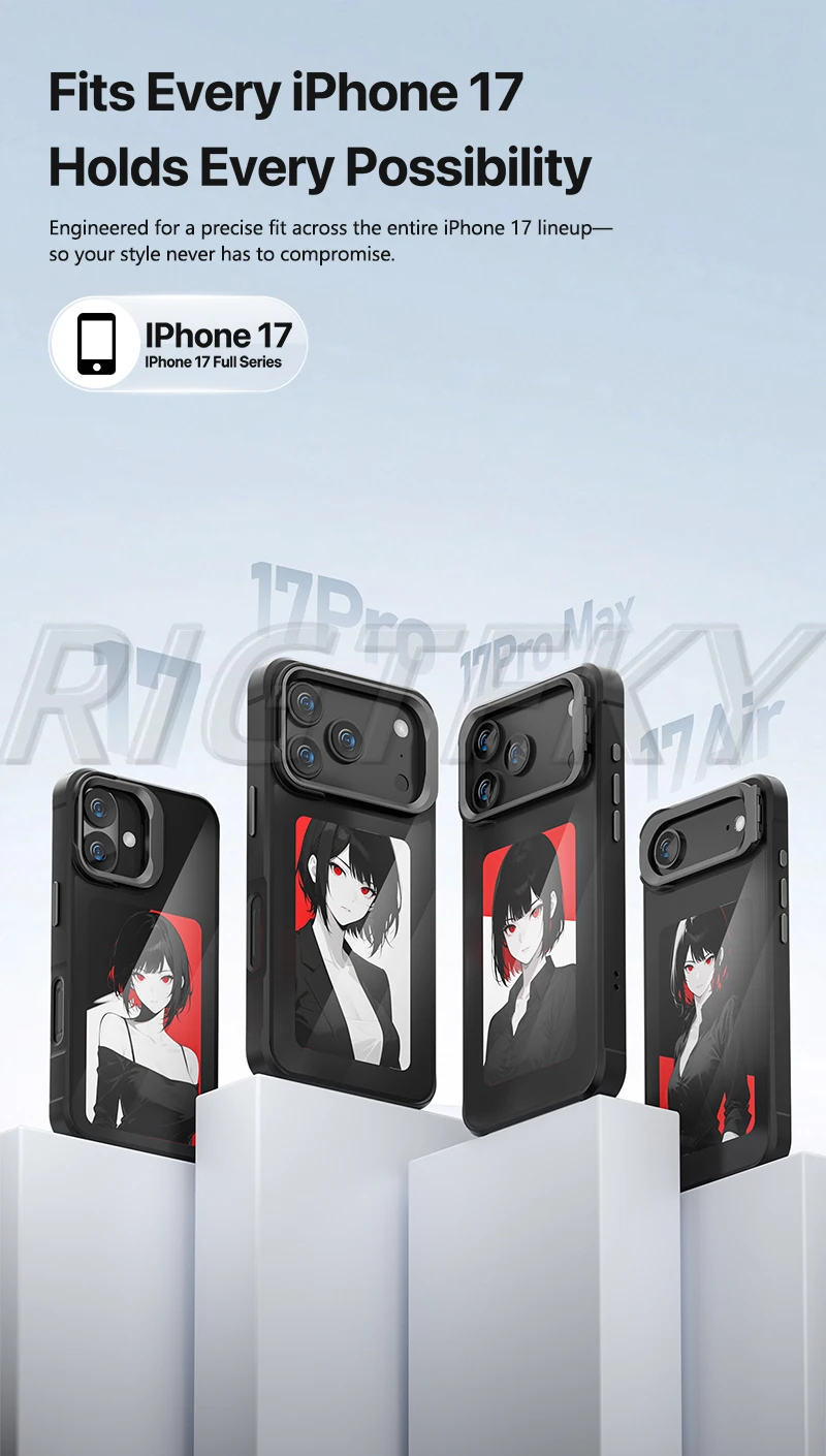 NFC E-ink Case for iPhone 17 Series