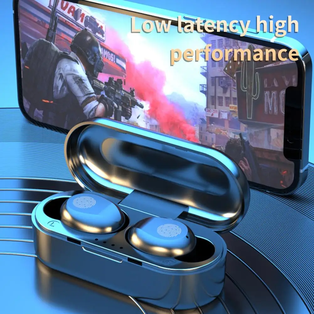 

Wireless Earphone Ergonomic Noise Reduction Touch Control Headphones HiFi Sound Bluetooth-compatible 5.1 Earbud for Android IOS