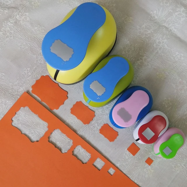 Tag Cutter Hole Punch Kid Child Paper Scrapbook Tags Cards Craft DIY Cutter  Tool Crafts Projects Bookmarks Puncher - AliExpress