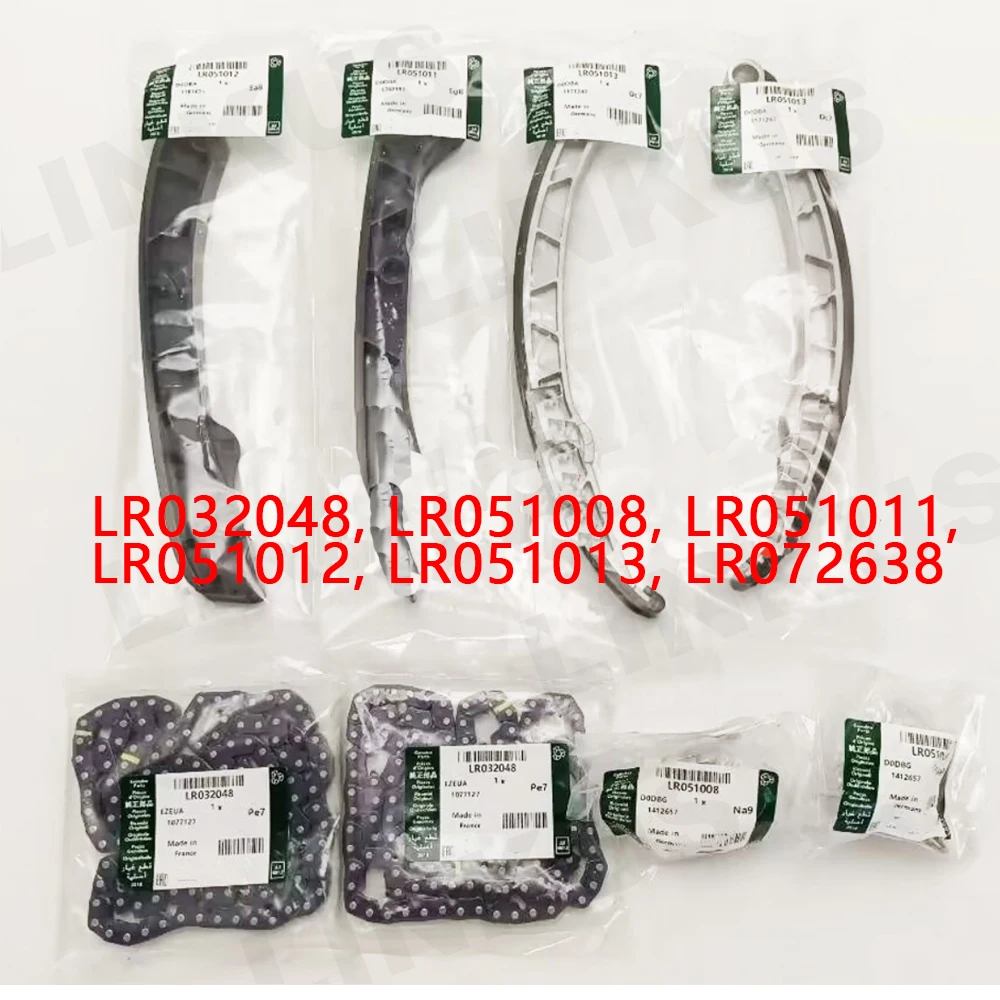 For LR032048 LR051008 LR051011 012 013 Distributiekettingset voor L1and Ro1ver LR4 Rane Rver 3.0l 5.0l v8 benzineversie