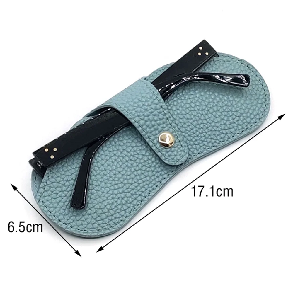 Elegant Women's Leather Glasses Case - Soft, Fashionable & Portable Eyewear Accessory