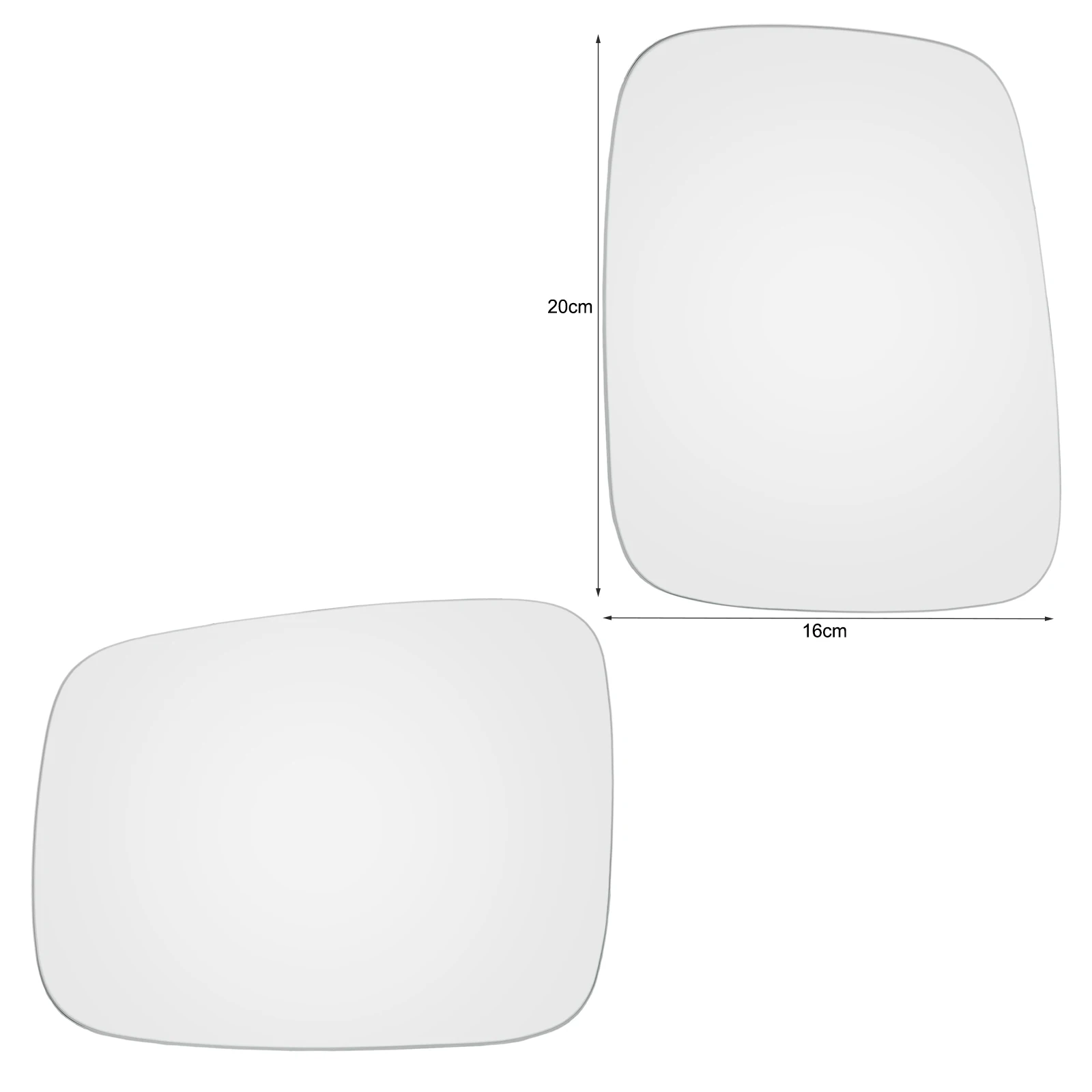 SENZEAL Verre De Rétroviseur Remplacement Pour Mercedes-Benz Sprinter 906 2006-2018 VW