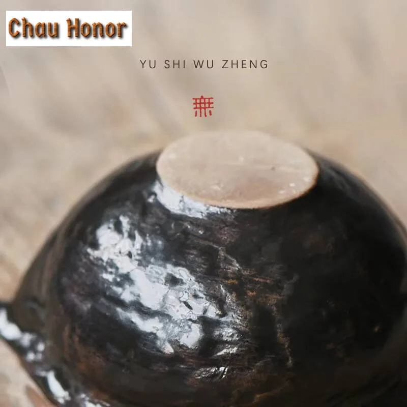 150ml Wabi-sabi Style Japanese Water Drop Fair Cup Hand-made Rough Pottery Zen Tea Divider Justice Cup Coffee Tea Pitcher Teaset