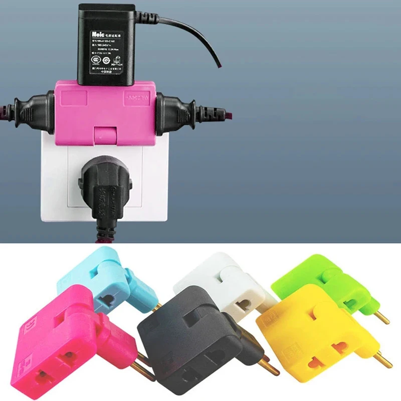 EU Extension Plug Electrical Adapter 3 In 1 Adaptor 180 Degree Rotation Adjustable For Mobile Phone Charging Converter Socket plug adapter power plug adapter eu plug adapter plug converter eu socket converter
