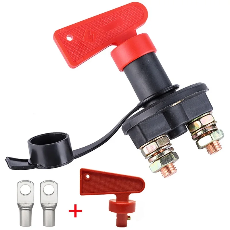 NSTBatteryIsolatorSwitchAutomotiveCarBatteryCutOffSwitch12V24VEmergencyPowerKill