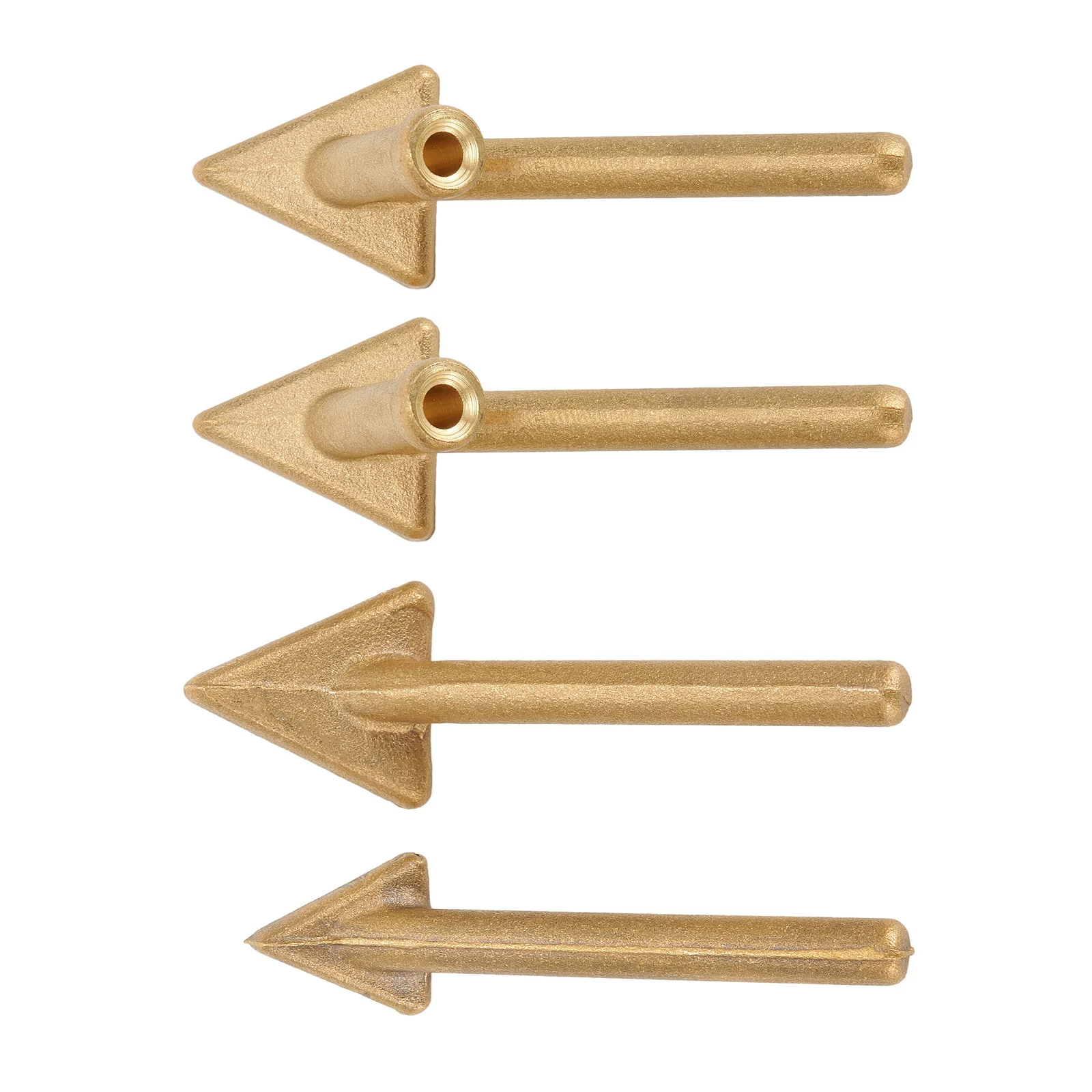 Plastic Welding Iron Soldering Tip Replacement Tips For 80 Watt Iron Plastic Welding TPO TEO PP Auto Bumper Welding Tips CNC Metalworking Gold 4PCS
