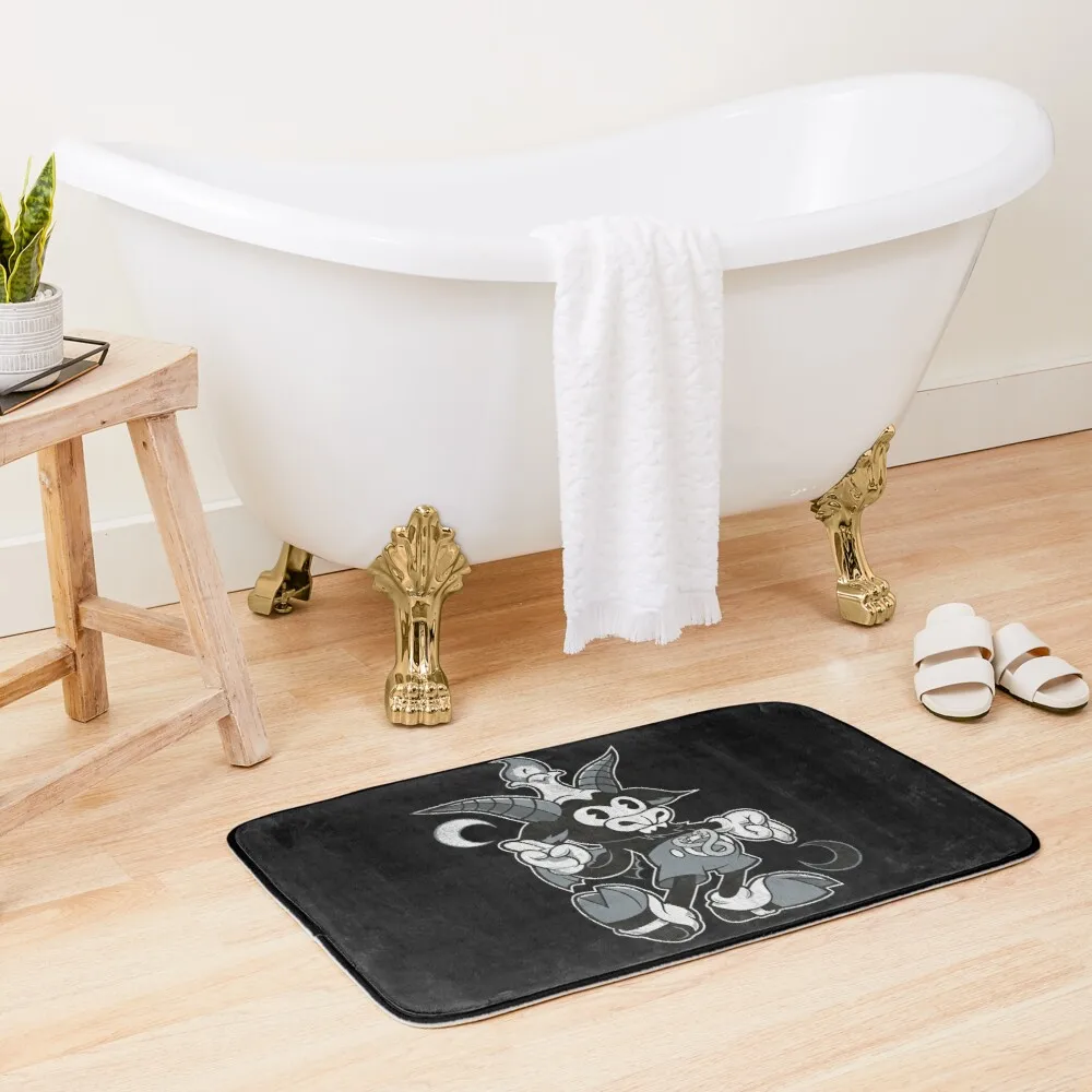

Do Walt Thou Wilt - Baphomet - Creepy Cute Occult Bath Mat Floor Mat