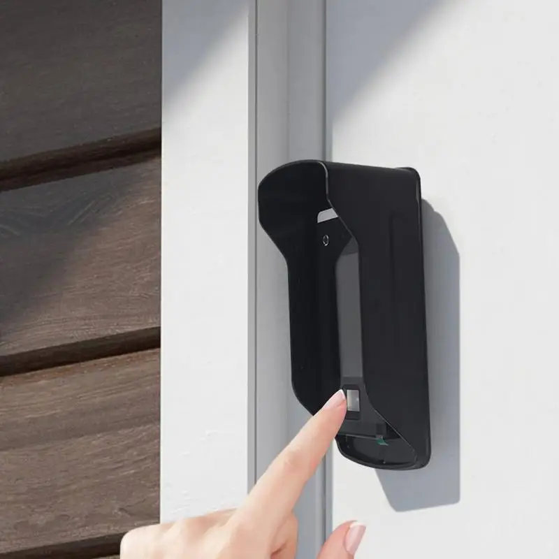 Doorbell Waterproof Cover Outdoor No Drilling Ring Doorbell Anti-Glare Cover Weatherproof Rainproof Wireless Wireless Doorbell Cover