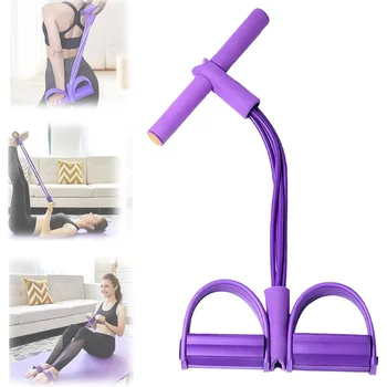 Portable 6-Tube Sit-Up Resistance Band 1