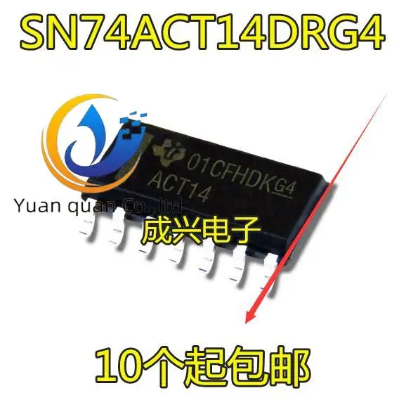 

30pcs original new ACT14 SN74ACT14DRG4 SOP14 pin narrow body 3.9mm IC chip