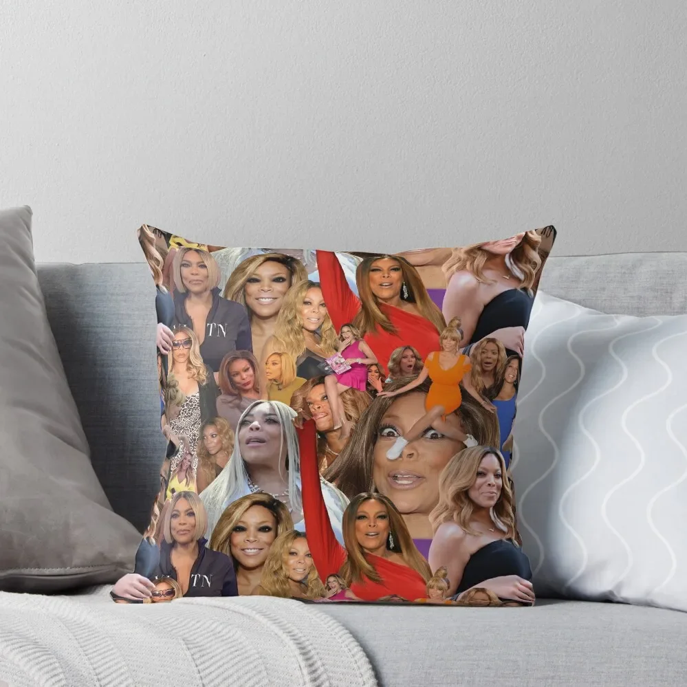 

Wendy In repeat Throw Pillow
