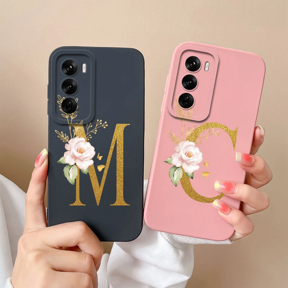 Sleek Liquid Protective Phone Case with A to Z Letter Design - Fashionable Shell Cover