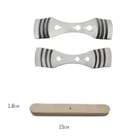 1PC Metal Candle Wicks Holder Centering Device with Three Holes Wooden Holder Soy Wax Centering Device Diy Candle Supplies 5