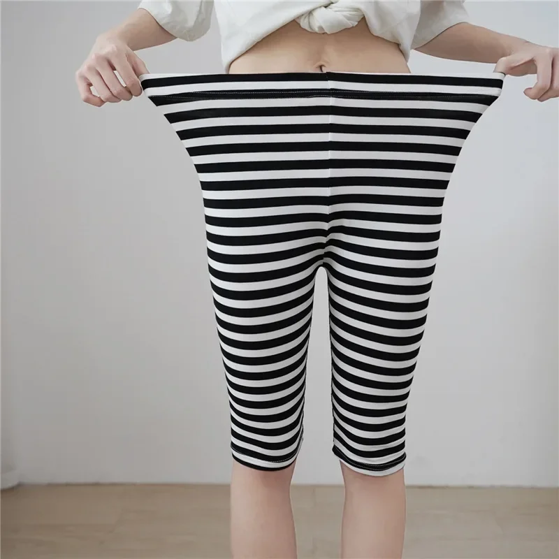 New Modal Cotton plus Size Elastic Five-Point Pants Women's Straight Loose Versatile Fat MM Casual Home Shorts Summer