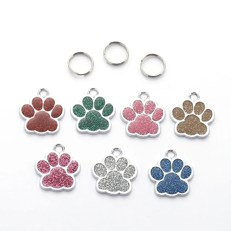 Strass Forma Ossa Etichette Cane Personalizzate Disco Nome - Foto 6