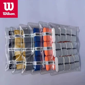 Wilson 테니스 라켓 땀 밴드, 미끄럼 방지, 통기성 핸들 바, 스포츠 배드민턴 커버, 와이어 그립 땀 밴드, 36 개, 12 개/로트