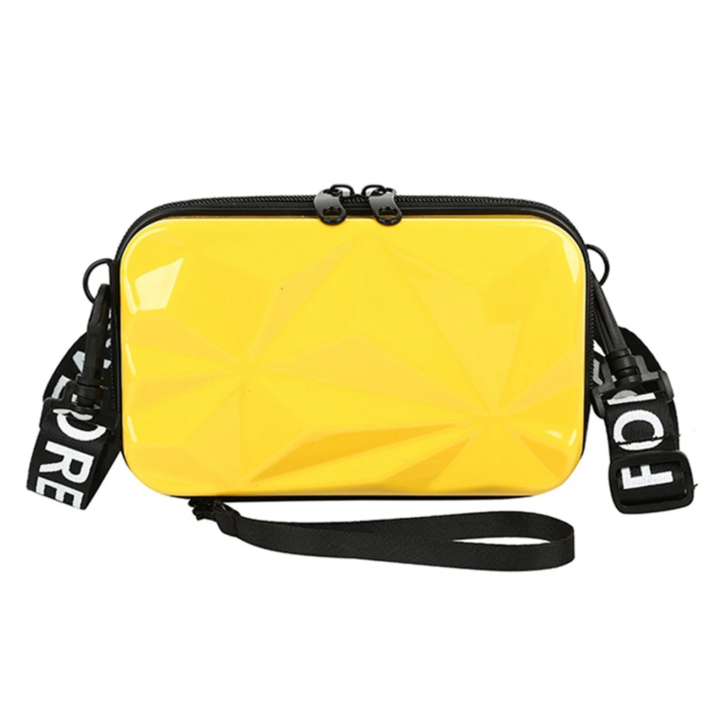 

Женская сумочка в стиле хип-хоп, модный жёсткий чехол на плечо с рисунком из страз, дизайнерский клатч в форме мини-коробки, черный