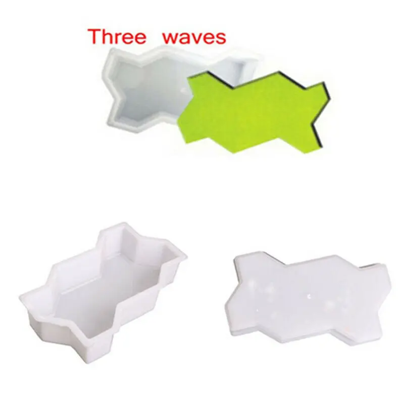 Paving Mould Floor Tile Mould Garden Pavement Mold Diy Pavement Walkway Floor Maker Moulds Tool Garden Decoration Cement