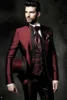 Silver Grey Satin Wedding Men Suit Formal Skinny Stylish Male Blazer Party Custom Tuxedo 3 Piece Vestidos Suit For Men 4