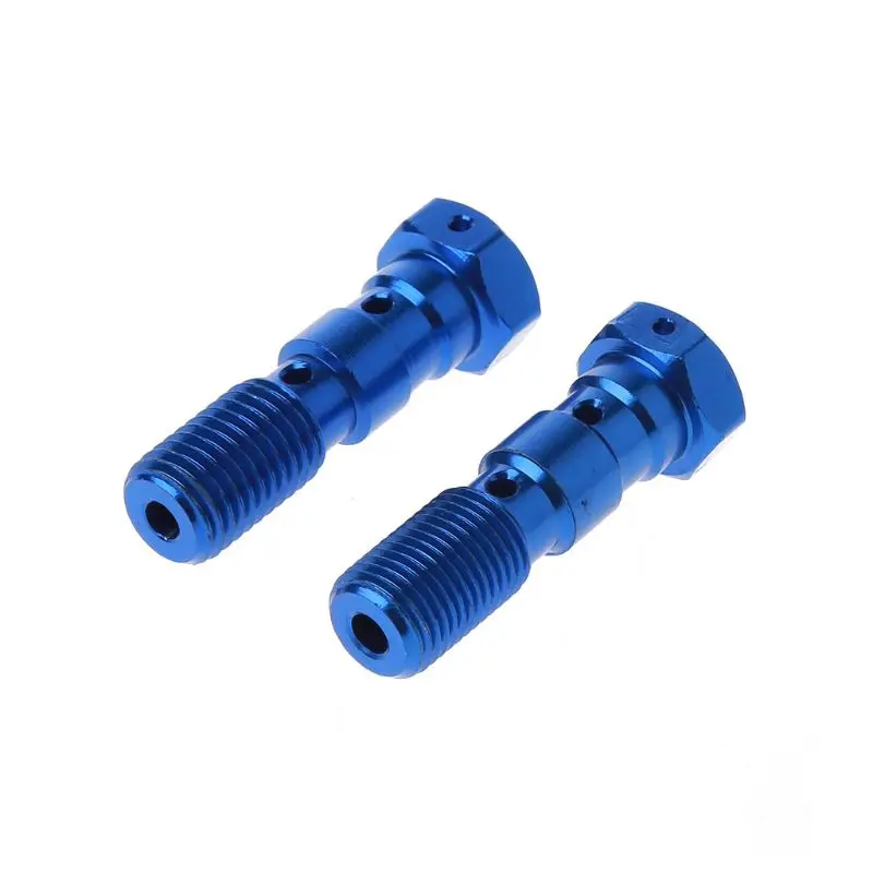 브레이크 마스터 실린더 오일 호스 나사 범용 튜브 튜빙 나사 오토바이 M10x1.25mm M10x1.0mm 용 와셔가있는 볼트